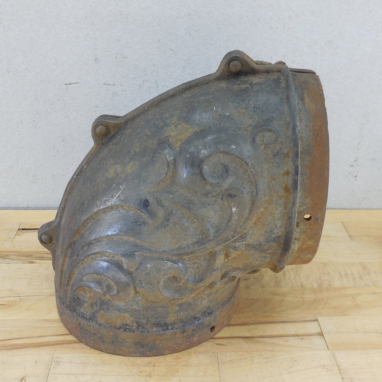 Antique Favorite 416 Base Burner Stove Parts - Flue 90 Elbow Cast Iron FBB RT