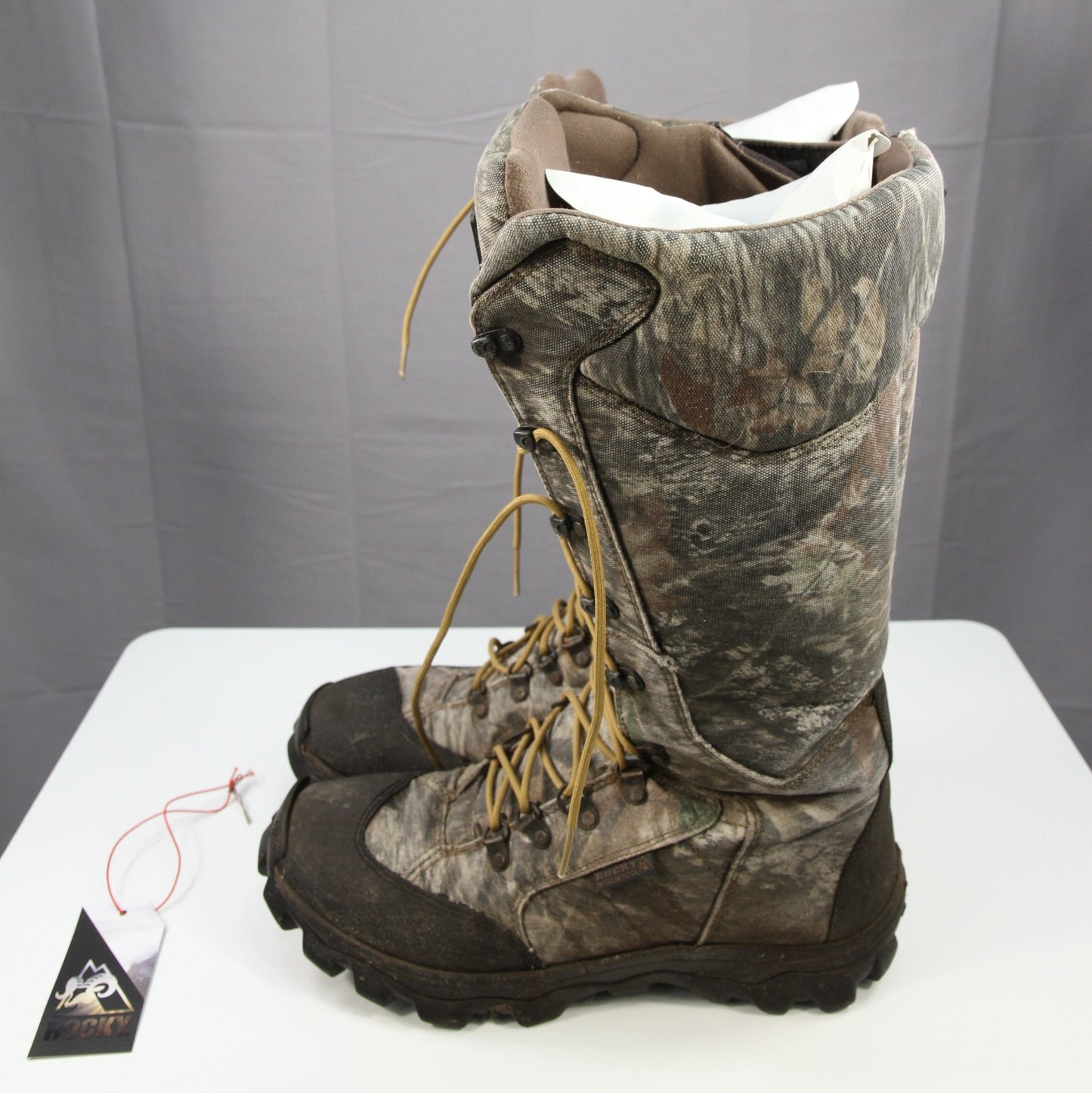 Rocky Lynx Waterproof 16" Snake Side-zip Boots Model 7379 - SIZE 12M