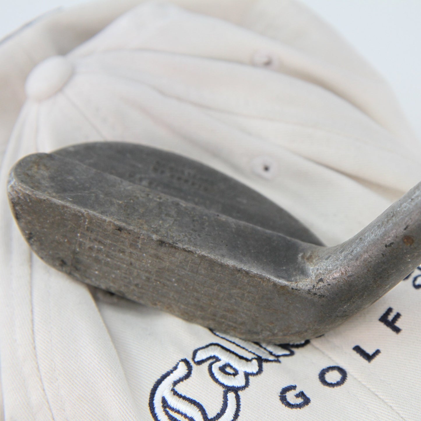 Vintage New Mills Ray Putter Hickory Shaft Alumunium Mallet RH