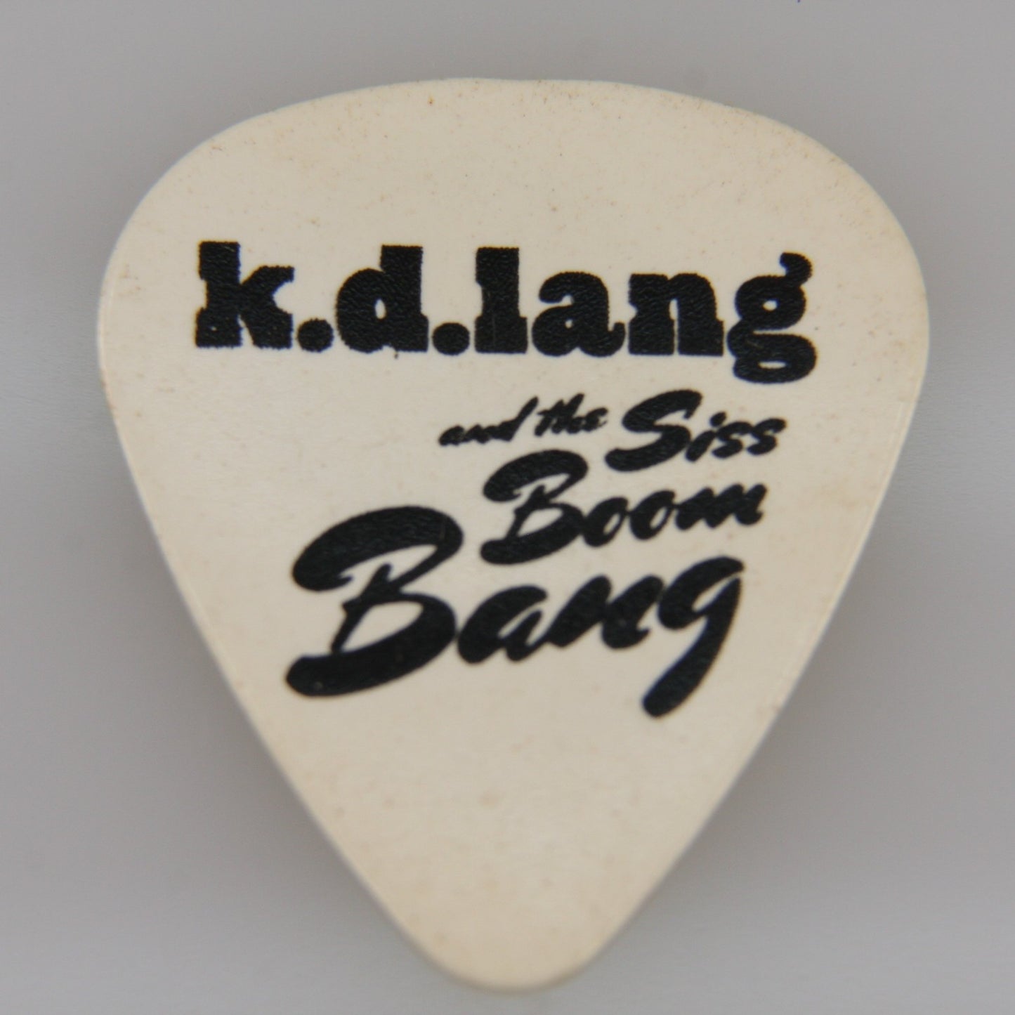 Vintage Guitar Pick KD Lang and the Siss Boom Bang Tour 2011? Sing It Loud