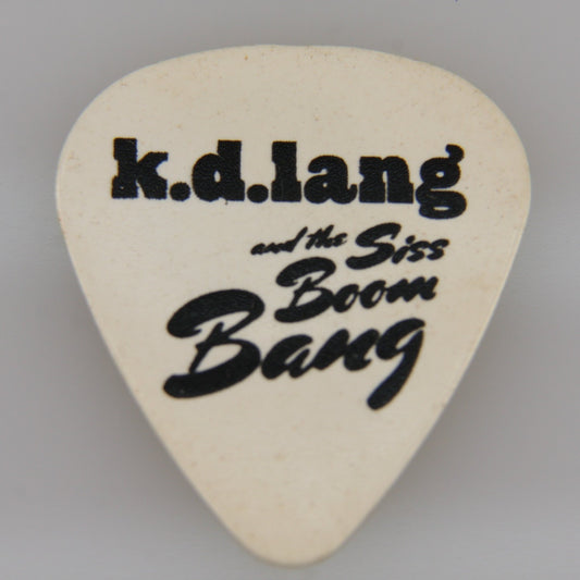 Vintage Guitar Pick KD Lang and the Siss Boom Bang Tour 2011? Sing It Loud