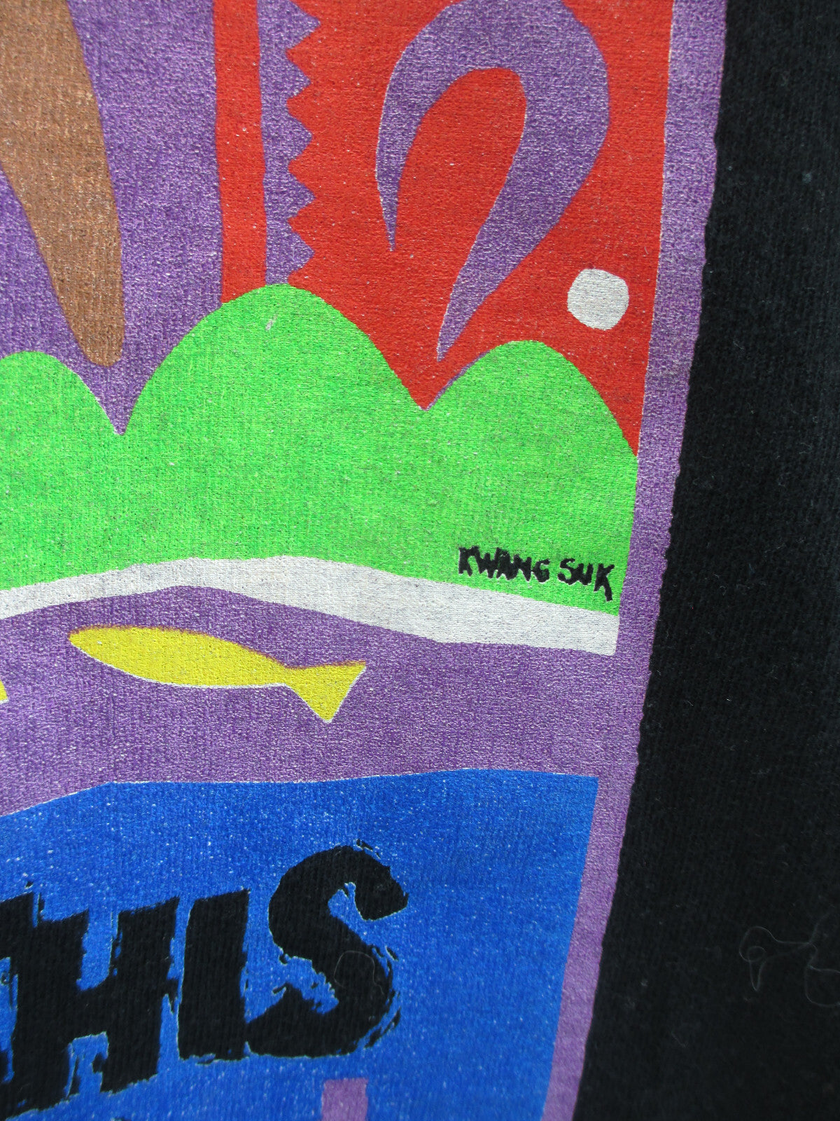Vintage Tee Shirt Once On This Island Jr. Tour Black XL