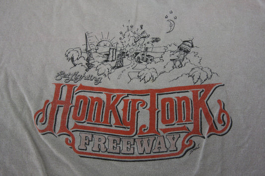 Vintage Flop Movie 1981 Honky Tonk Freeway Tee Shirt Stagehand  Set Lighting XL