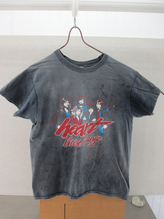 Vintage "Roadie" Tee Shirt Heart Bebe La Strange Mens Large