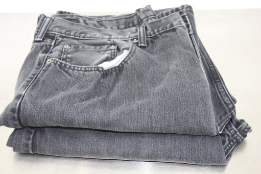 Levi Mens Black Jeans 38 X 34 Two Pair