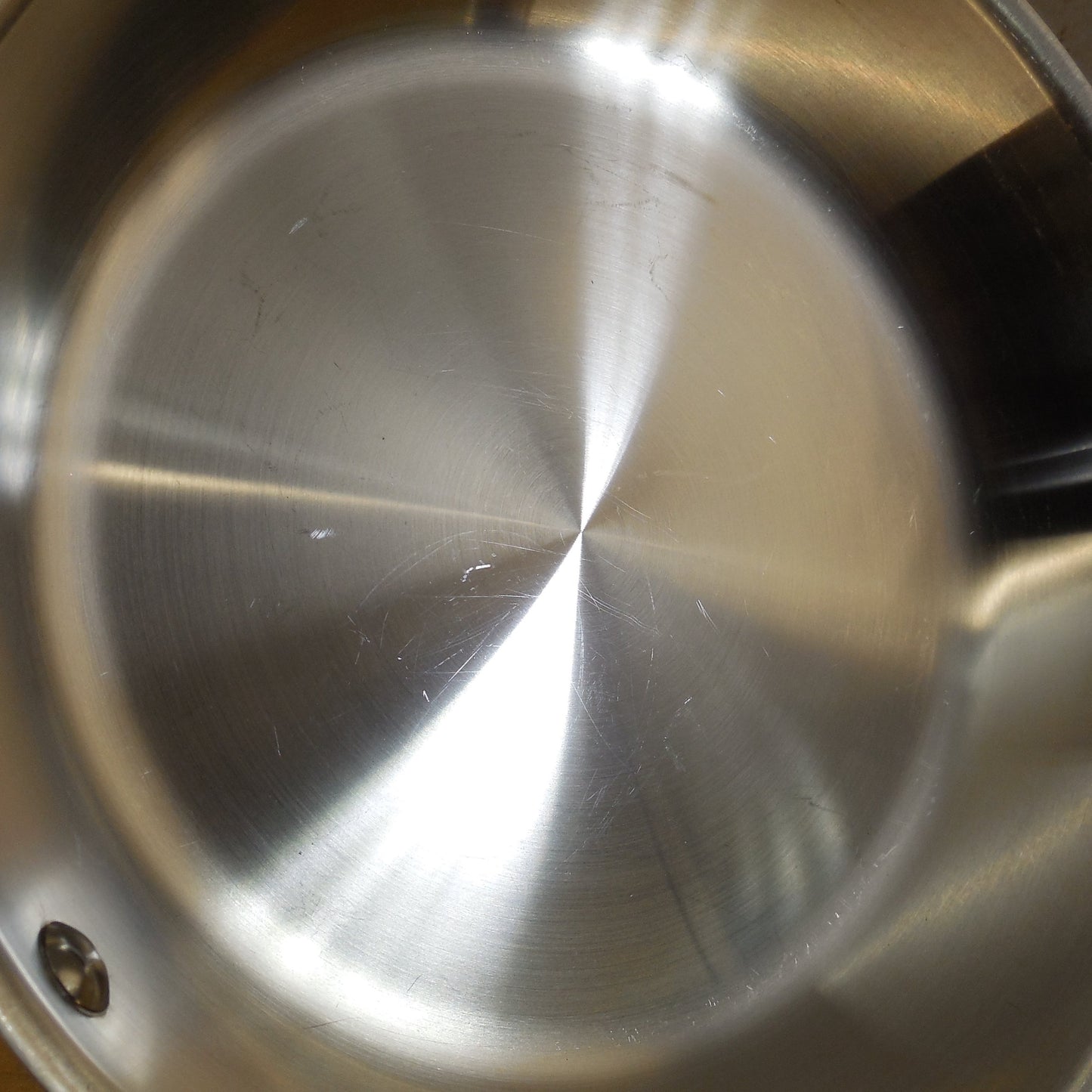 All-Clad USA Stainless Tri-Ply 10.5" Fry Pan Skillet Cleaned Polished