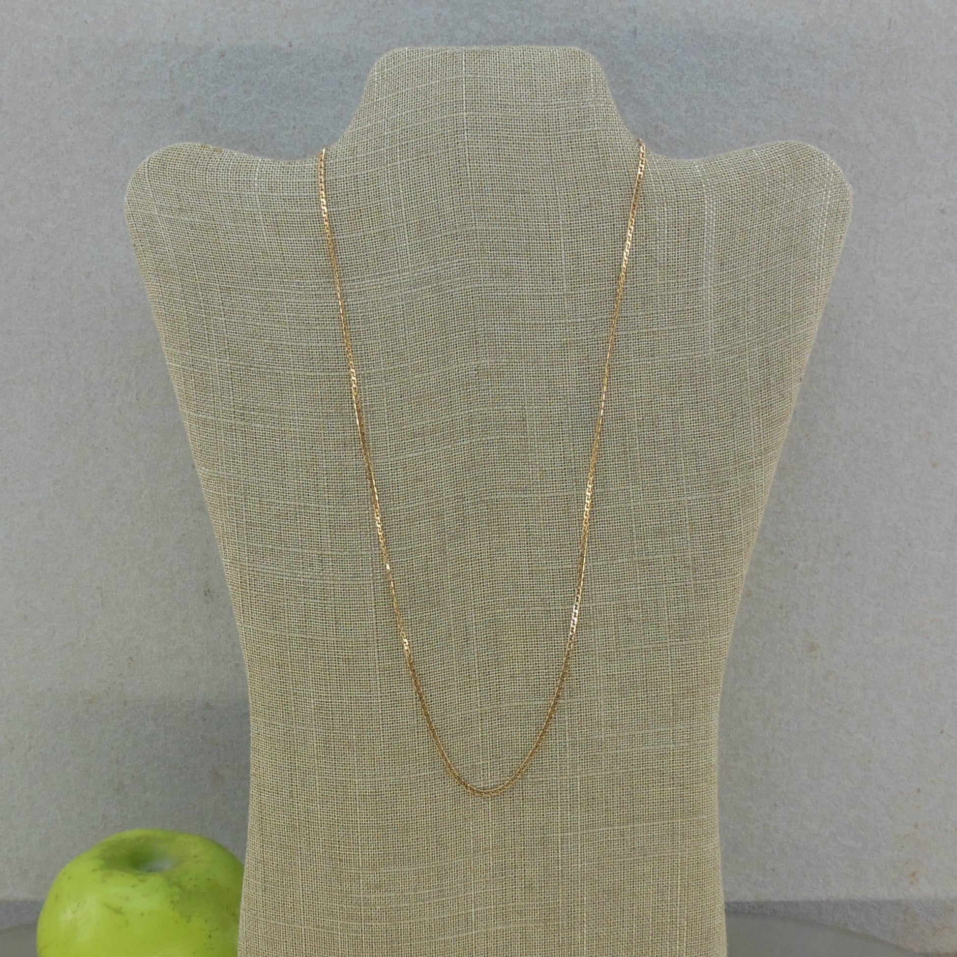 Italy Unbranded 14K Yellow Gold Chain Necklace 21" 2mm 4.9 Gr.