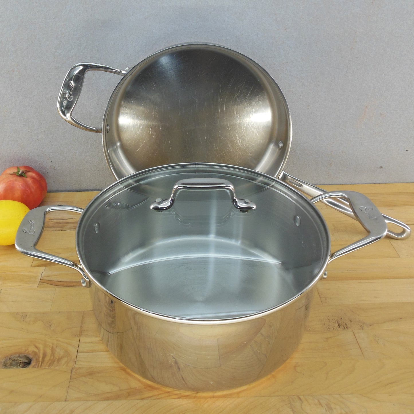 Emeril By All-Clad Stainless Copper Saute Pan 3 Qt. & Stock Pot 6 Qt.