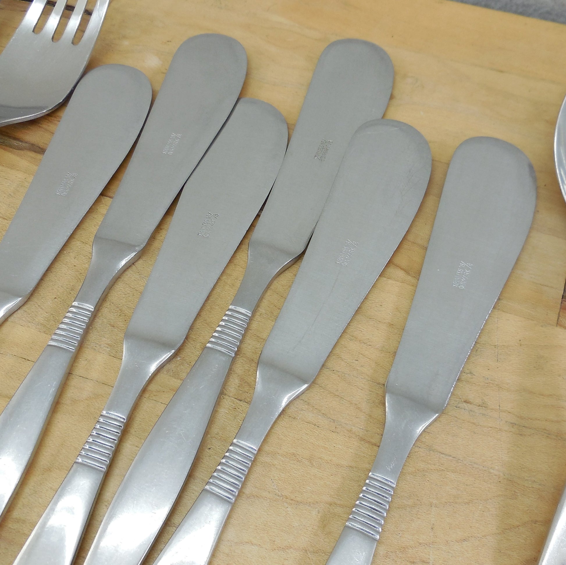 Unbranded Denmark 18/8 Stainless Flatware 29 pcs. Dansk DAS8 Cohr Vintage