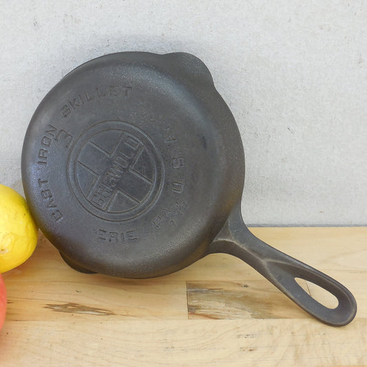 Griswold No. 3 Cast Iron Skillet 709 Lg. Block Badge Restored