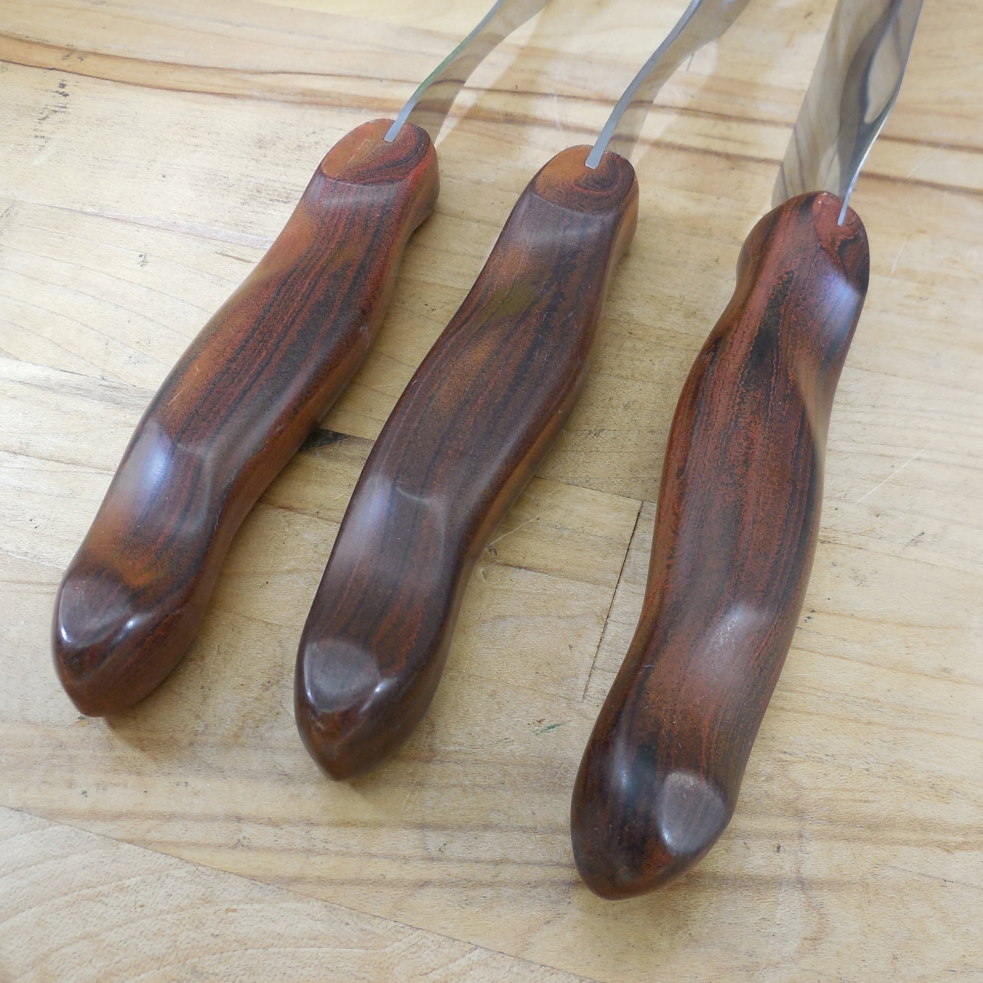 Cutco USA Stainless 26 27 Carving Forks & 28 Baker's Spatula Early Vtg.