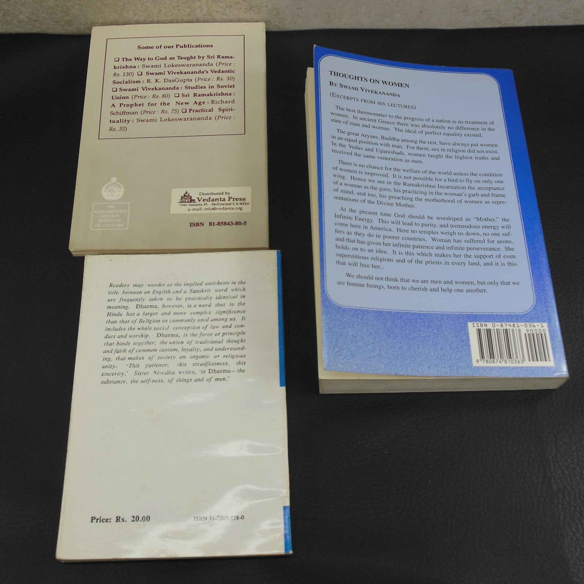 Vedanta Society Books Sister Christine Nivedita Woman Saints East and West Used