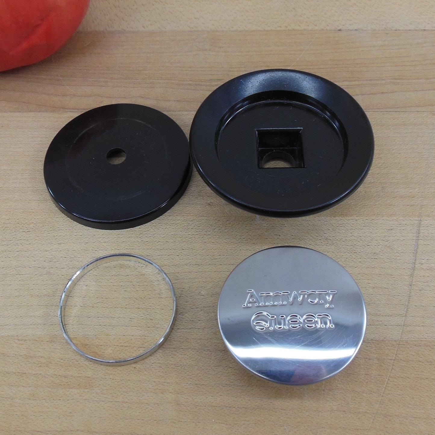 Amway Queen Cookware Used Replacement Part - 4 Piece Lid Knob