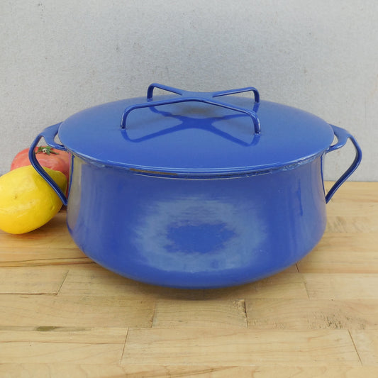 Dansk Denmark Kobenstyle 6 Quart Casserole Pot Dutch Oven Midnight Blue