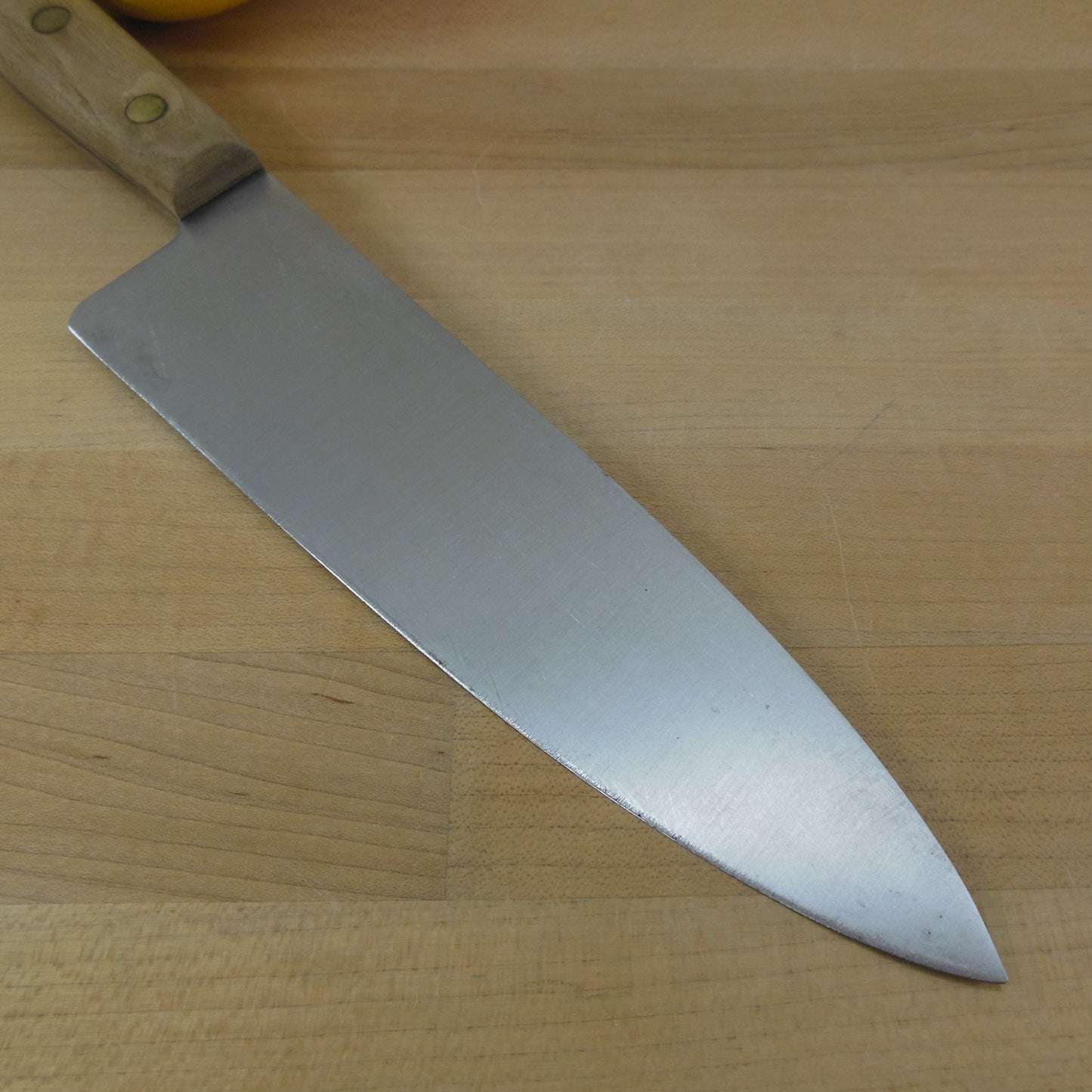 Chicago Cutlery USA 42S Chef 8" Knife - Walnut Handle Stainless Steel used
