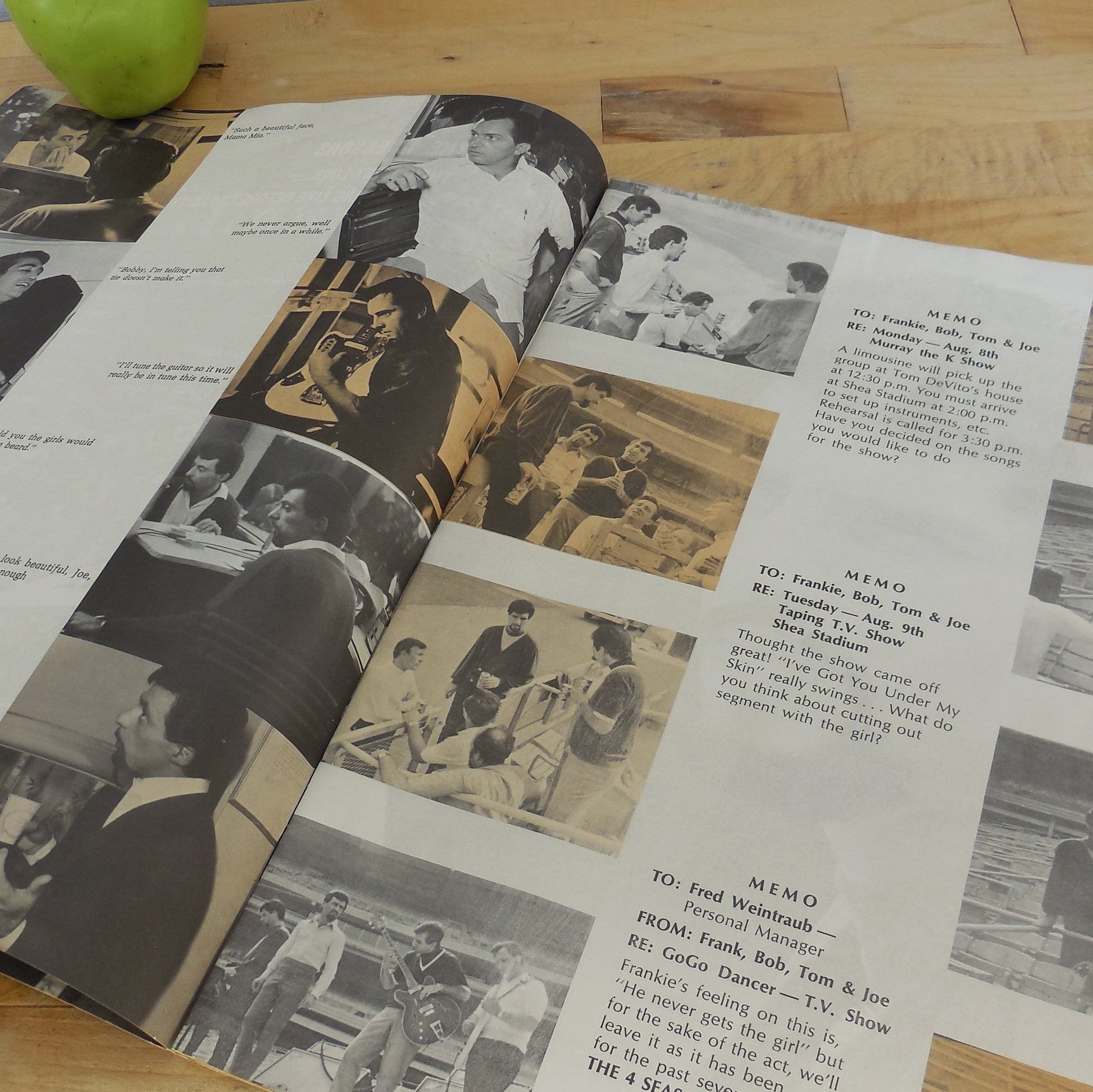 Frankie Valli & The Four Seasons 1966 Concert Tour Program Booklet Photos