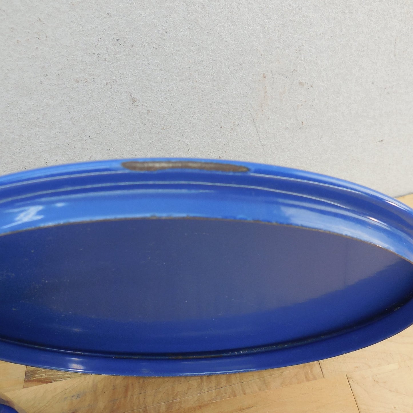 Dansk Denmark Kobenstyle 6 Quart Casserole Pot Dutch Oven Midnight Blue Chip