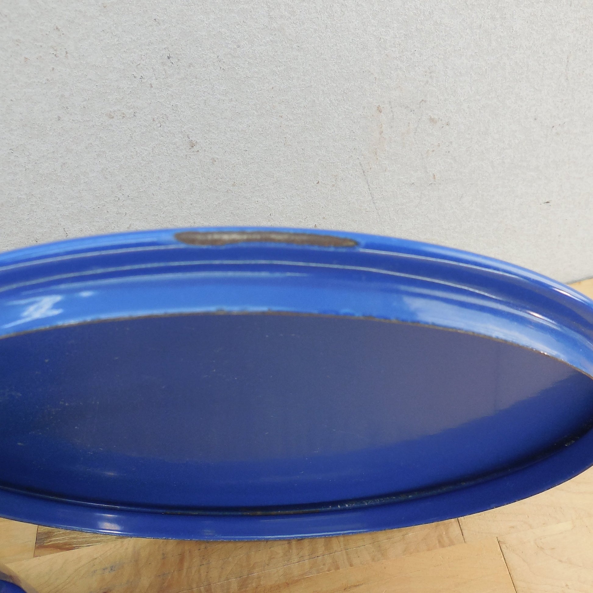 Dansk Denmark Kobenstyle 6 Quart Casserole Pot Dutch Oven Midnight Blue Chip