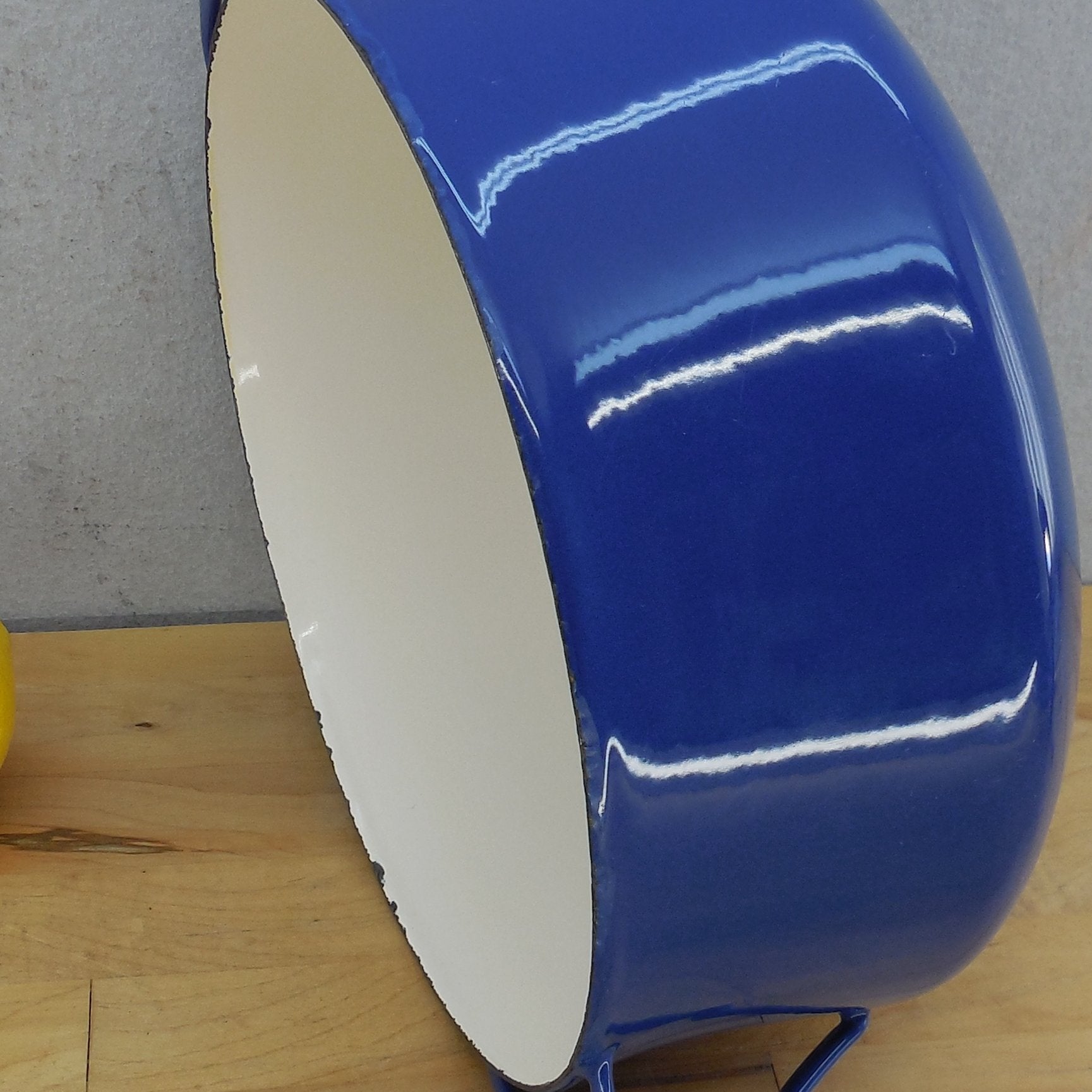 Dansk Denmark Kobenstyle 6 Quart Casserole Pot Dutch Oven Midnight Blue Vintage