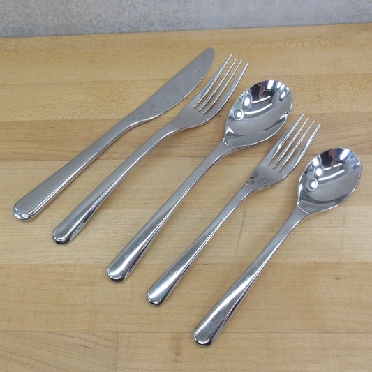 Nambe Aura Stainless Flatware - 5 Piece Place Setting