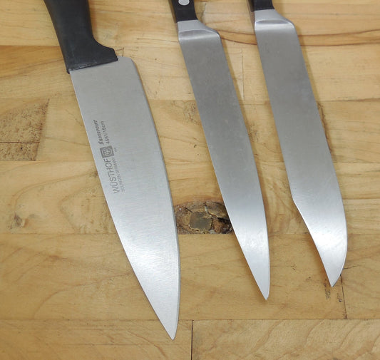 15 Lot Henckels Wusthof Wingen Kitchen Chef Knives Paring Slicing Utility Steak