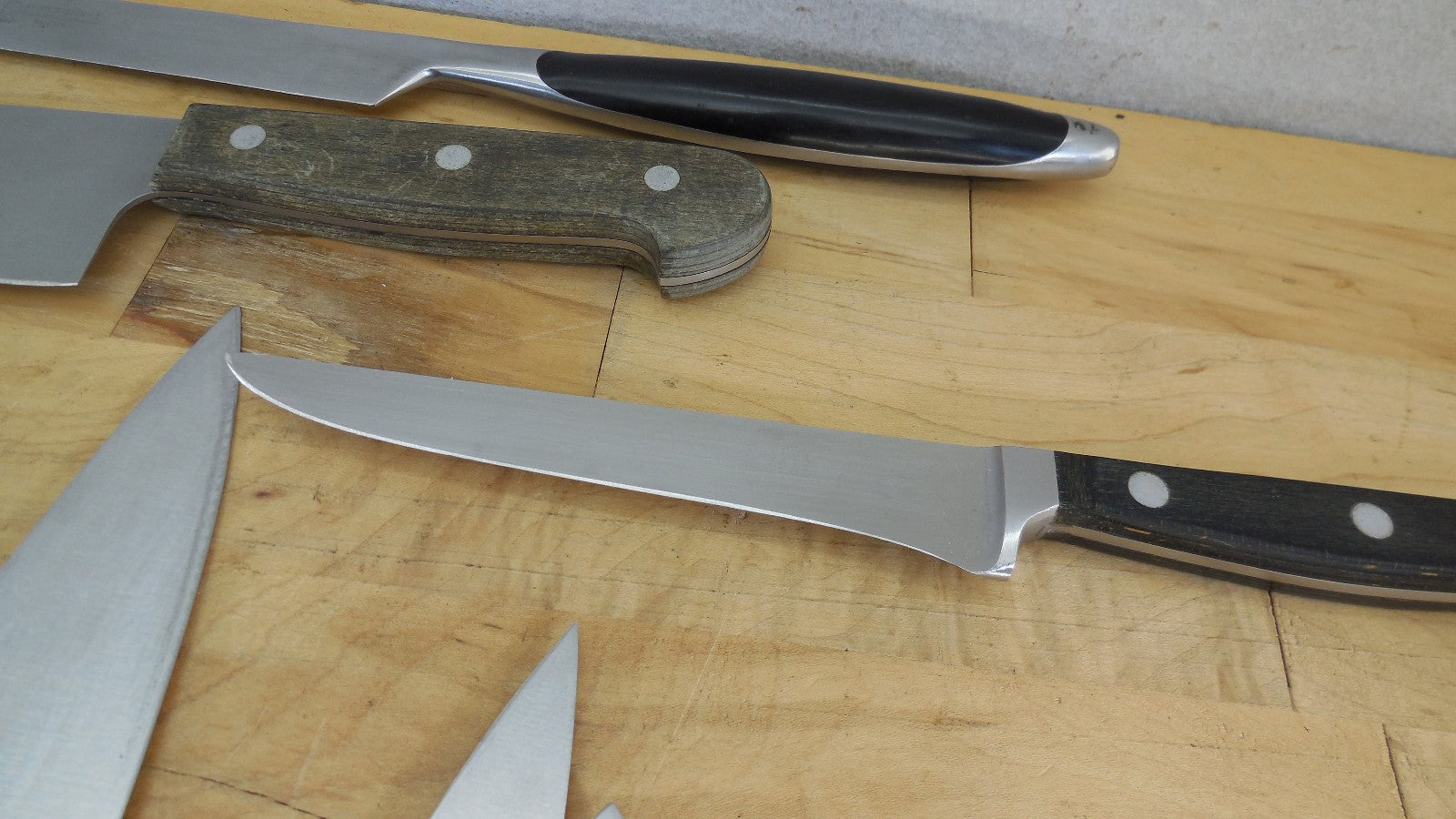 15 Lot Henckels Wusthof Wingen Kitchen Chef Knives Paring Slicing Utility Steak