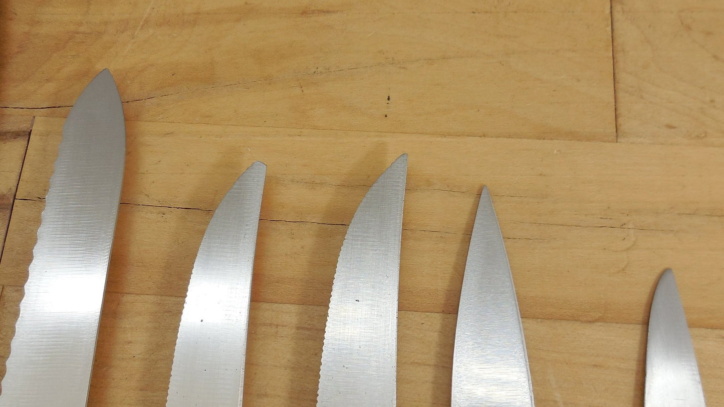 15 Lot Henckels Wusthof Wingen Kitchen Chef Knives Paring Slicing Utility Steak