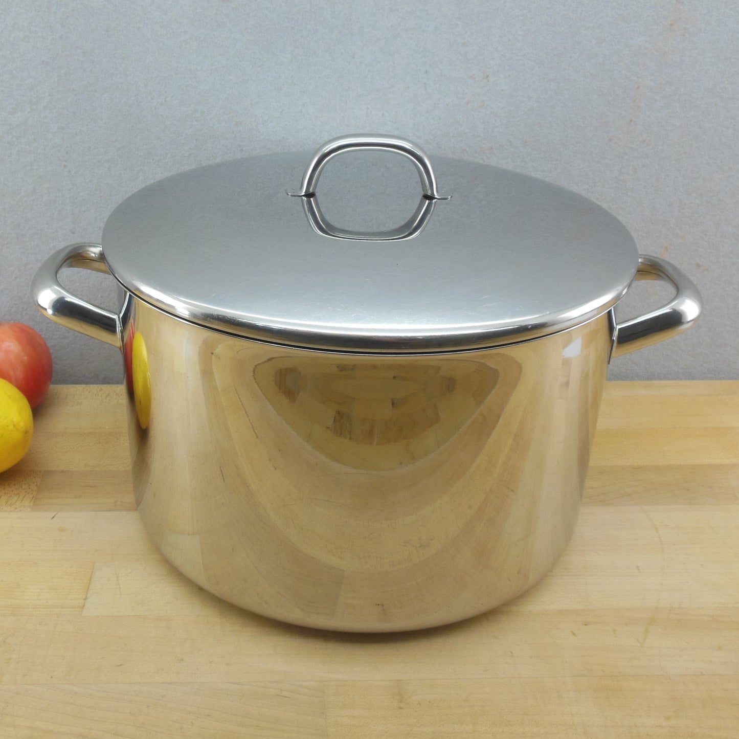 Silampos Portugal Stainless Aluminum Disc Soup Stock Pot 8 Quart