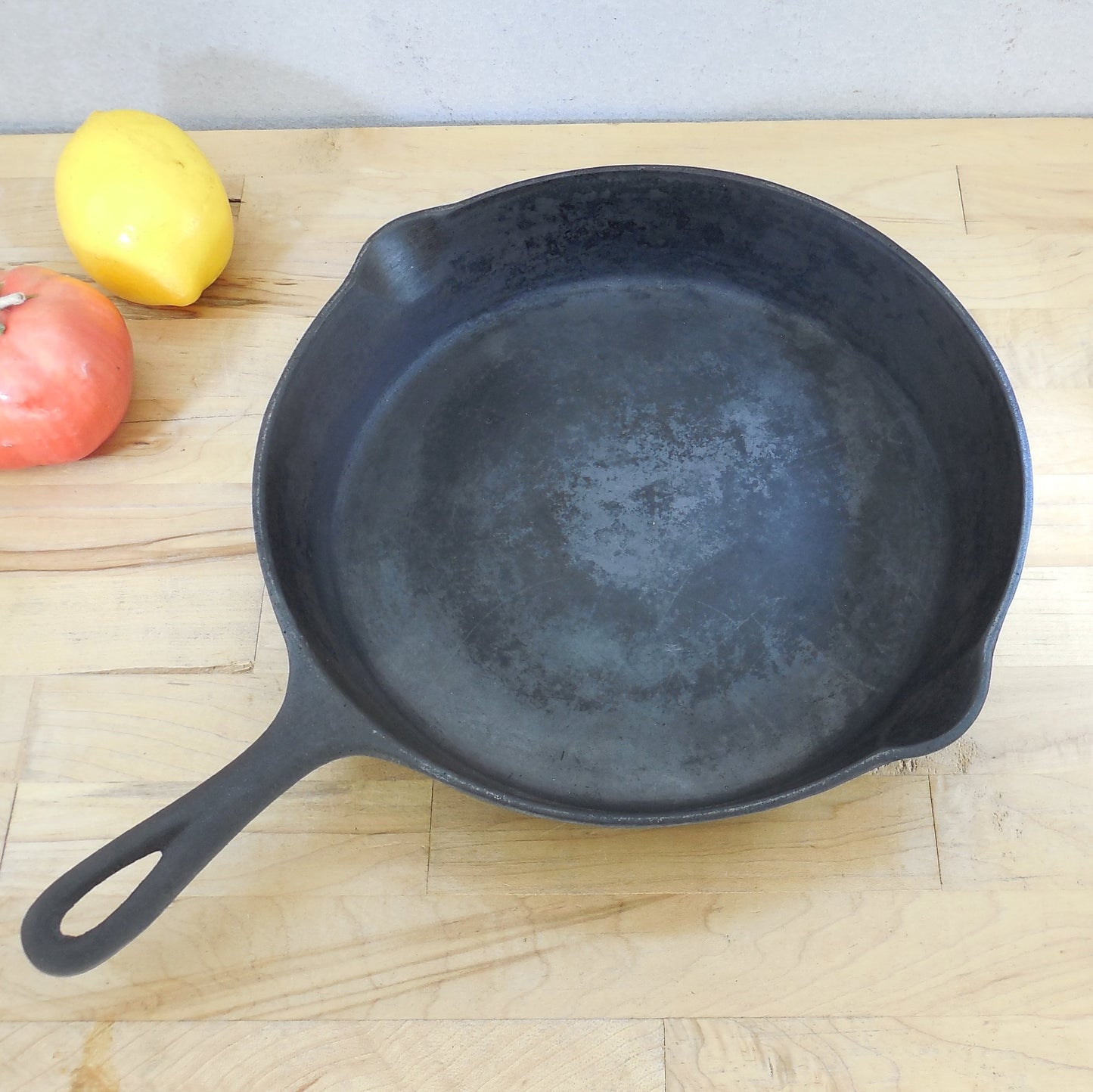 Lodge USA #8 Cast Iron Skillet 3 Notch Heat Ring Not Restored Vintage