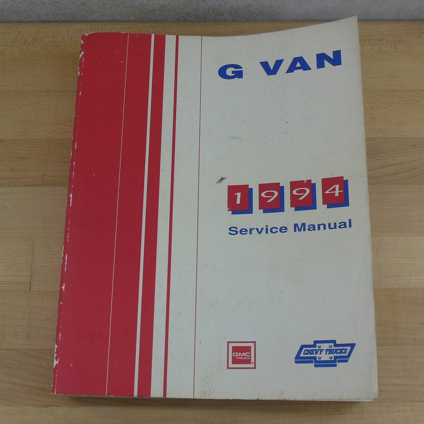 Chevrolet GMC Service Manual 1994 G Van