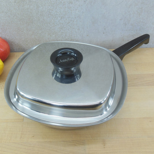 Aristo-Craft West Bend 9.75" Stainless Fry Pan Skillet & Lid