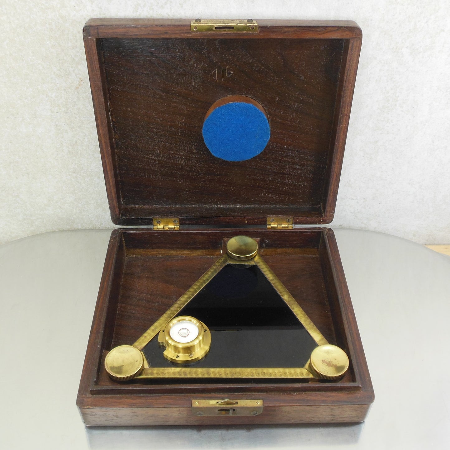 Kelvin & Wilfrid O. White Co. Gaasbeek The Anable Artificial Horizon Nautical Navigation