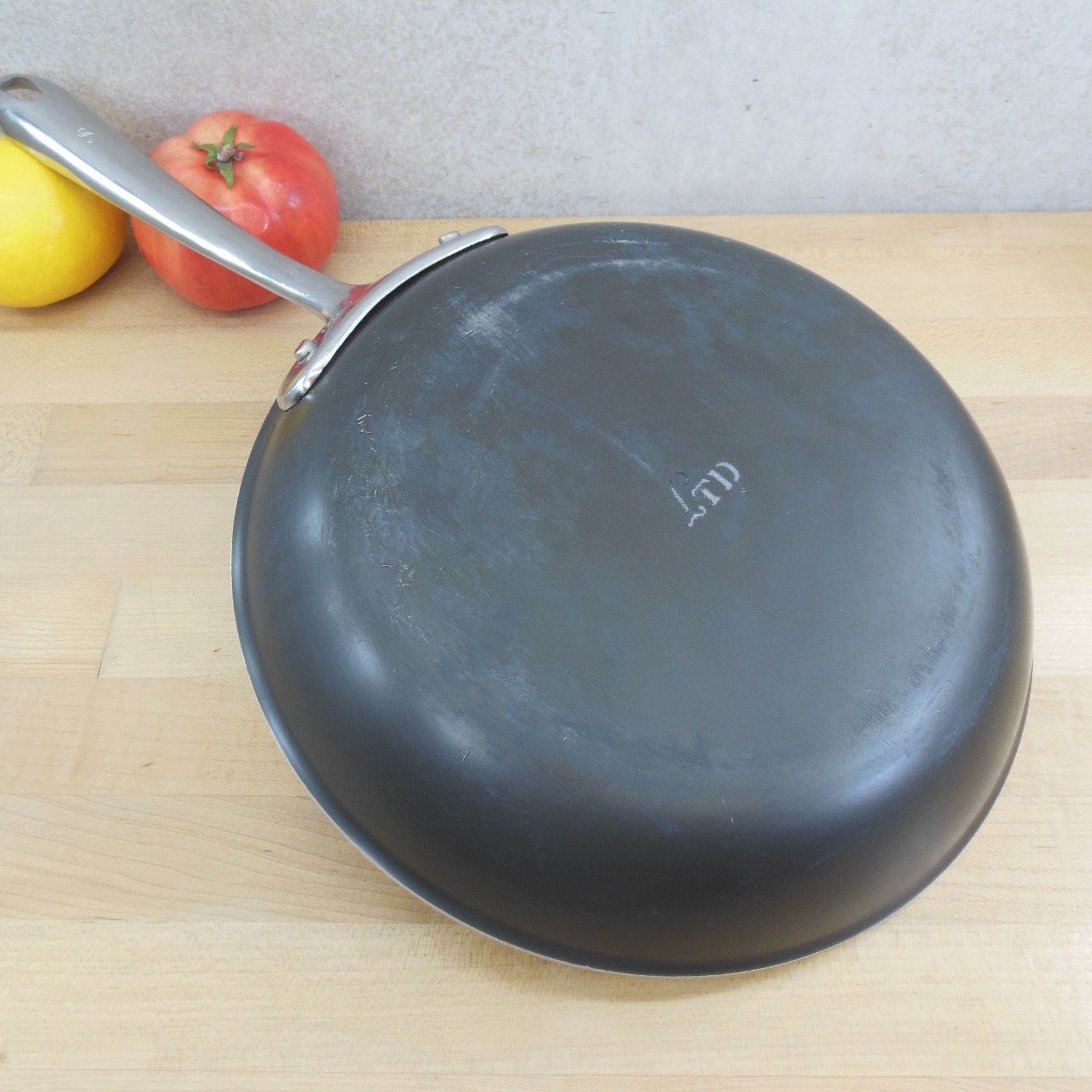 All-Clad Ltd. USA Anodized Stainless 10" Fry Pan Skillet Bottom