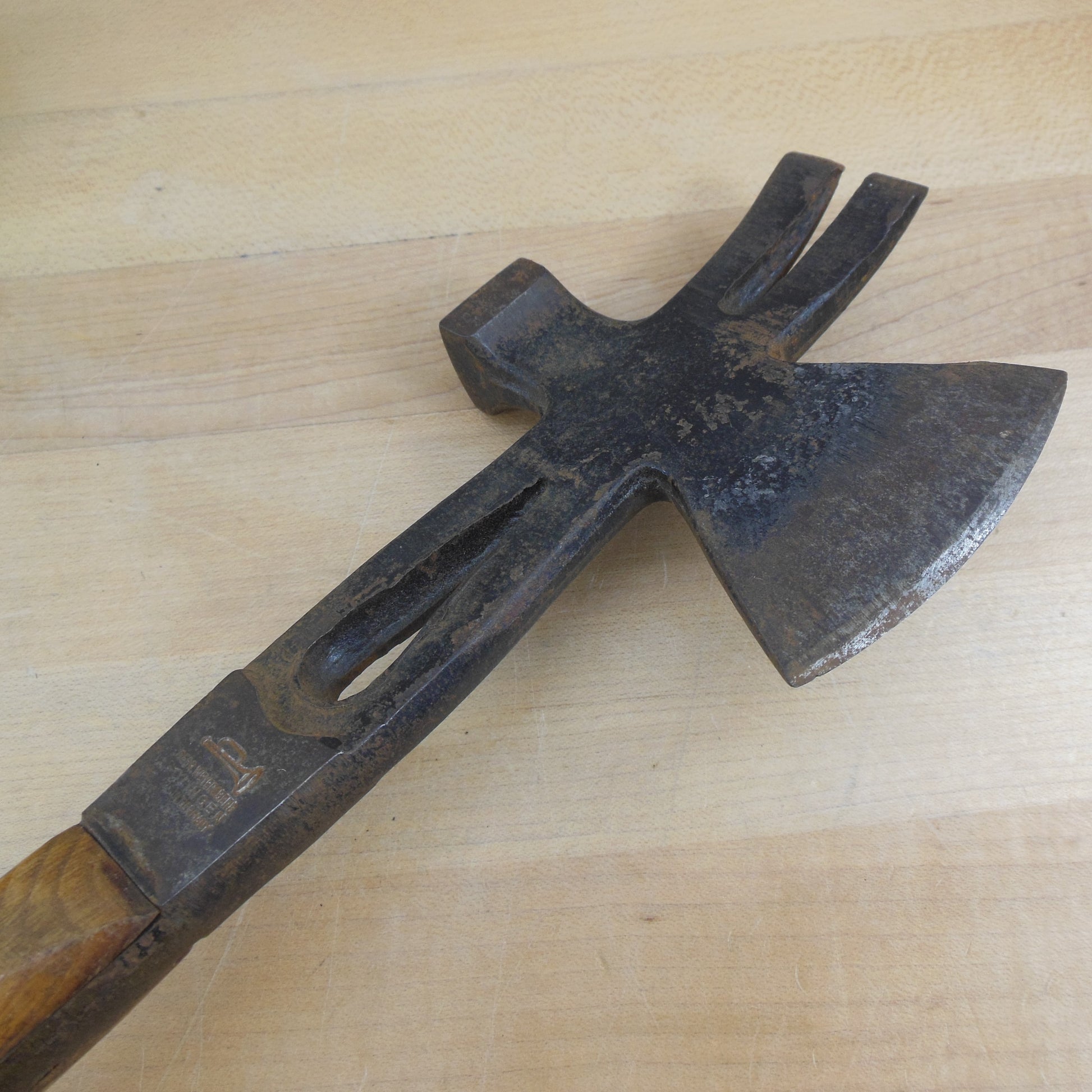 Gebr. Weyersberg Solingen Germany Combo Hatchet Hammer Nail Puller Vintage