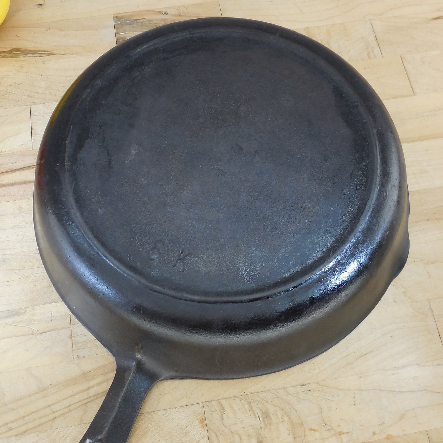 BSR Birmingham Stove & Range Red Mountain 8 K Cast Iron Skillet Unrestored Unmarked Maker