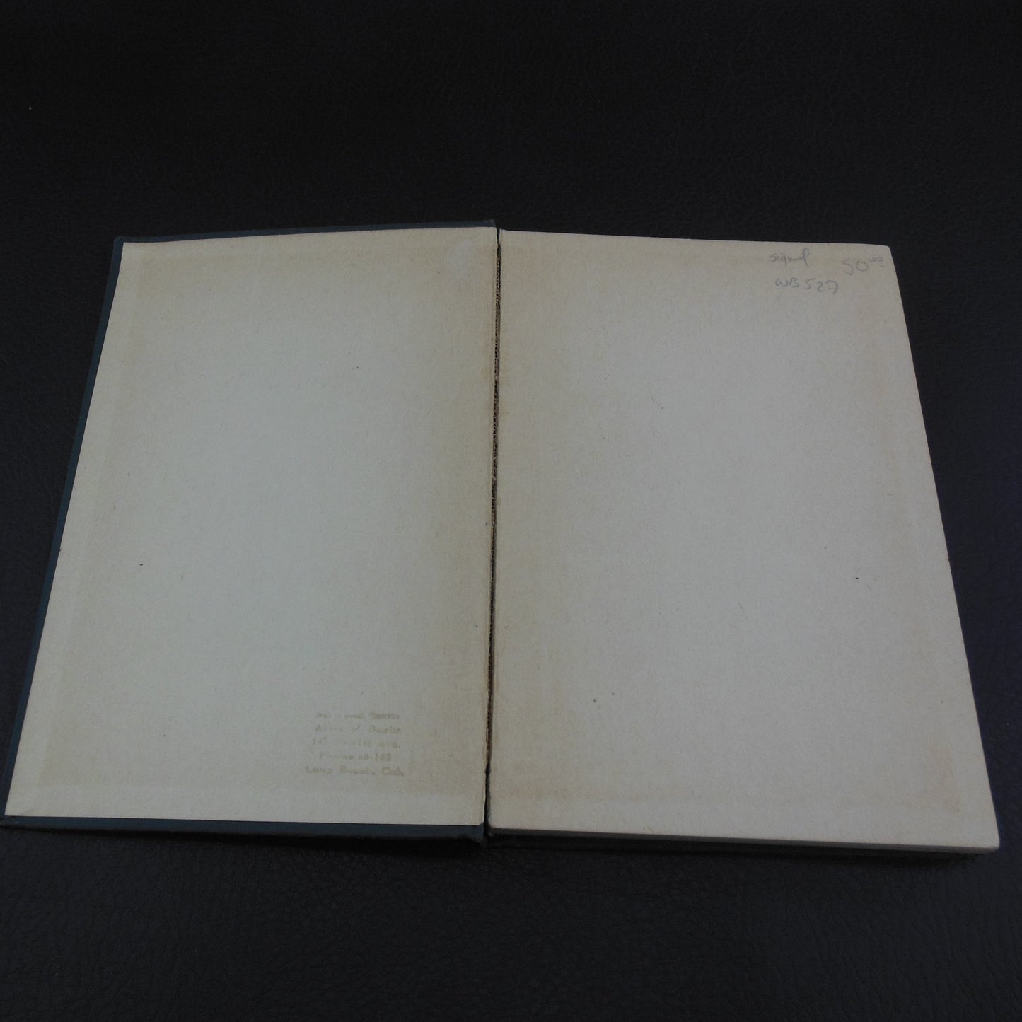 Swami Paramananda Signed Book - Reincarnation and Immortality 1923 Antique