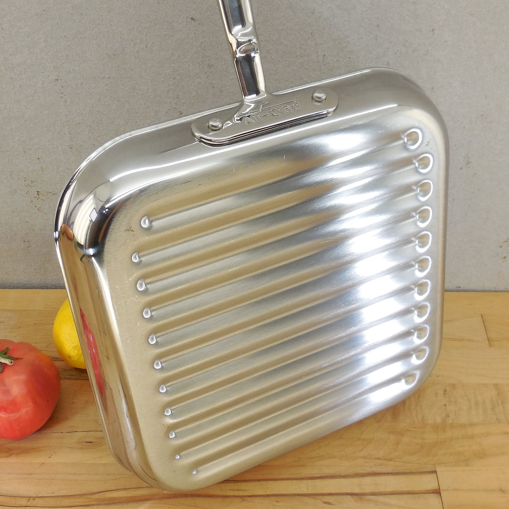 All-Clad Stainless Steel 11” Square Grill Pan