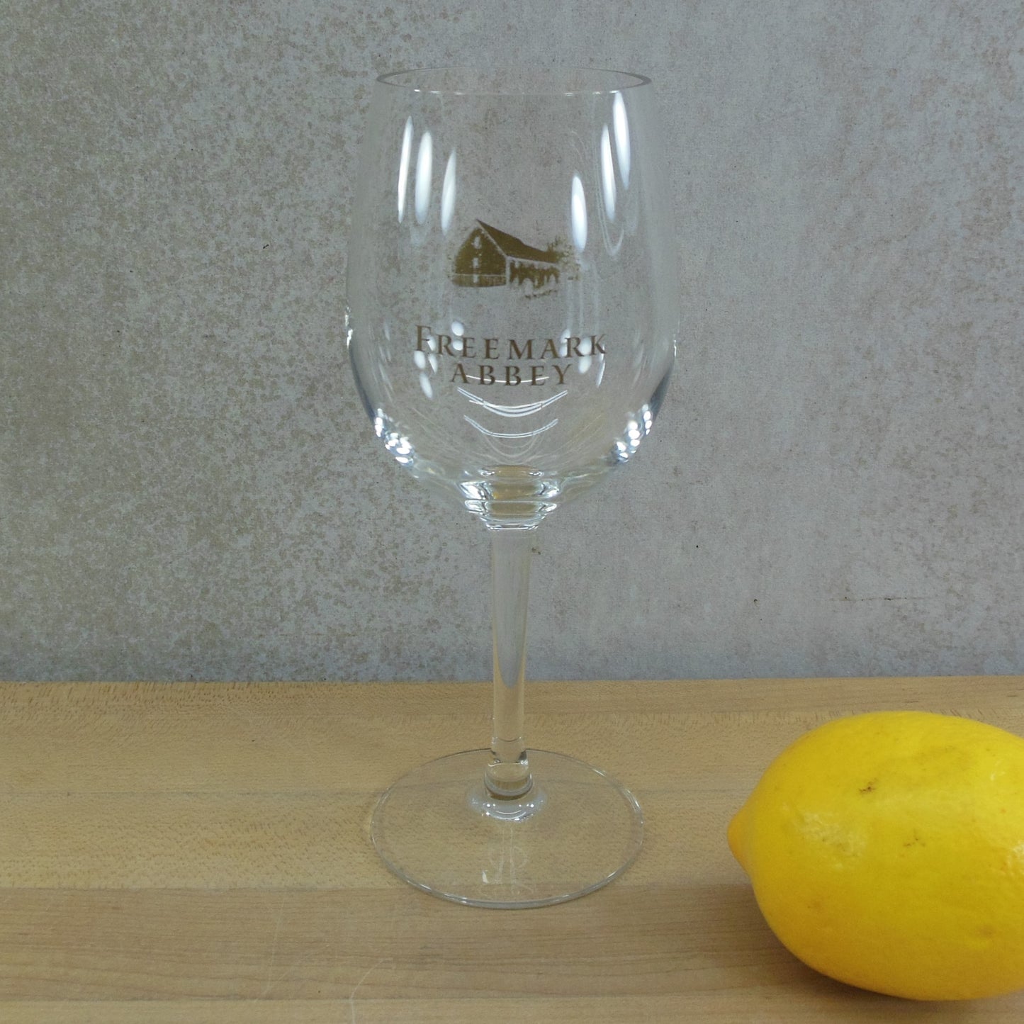 Freemark Abbey Napa Winery Wine Glass Goblet Vintage