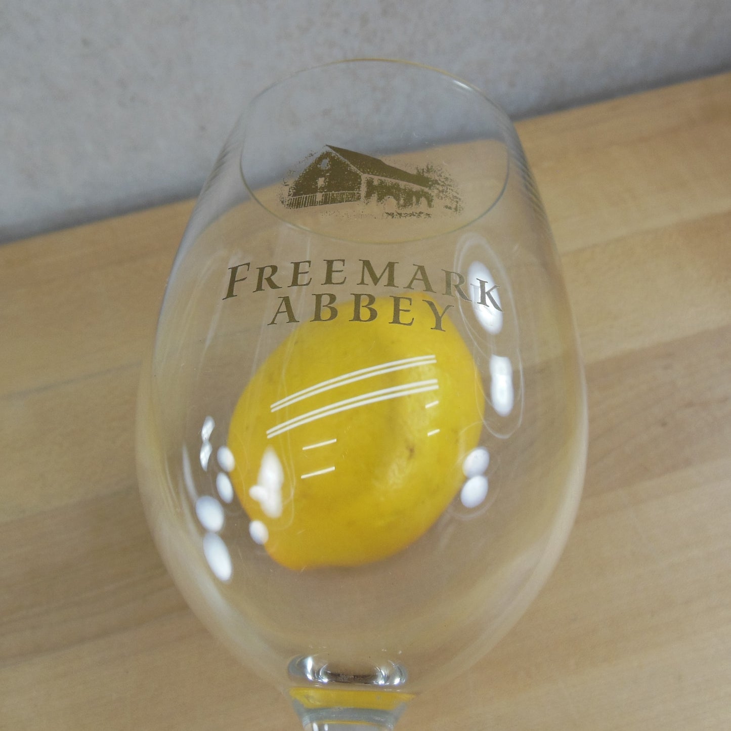 Freemark Abbey Napa Winery Wine Glass Goblet EUC