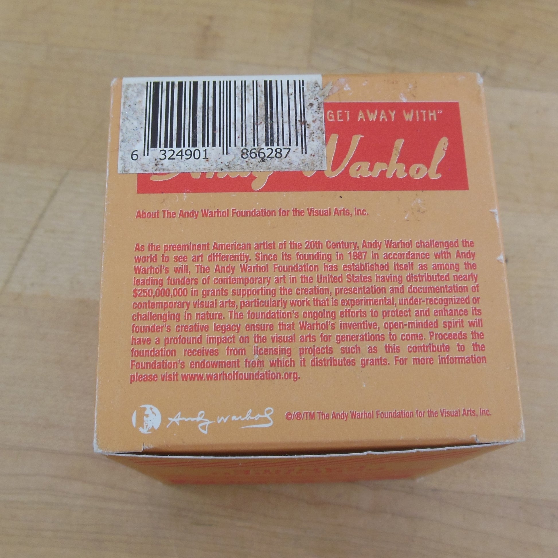 Andy Warhol Campbell Soup Can Candle Boxed Turquoise Yellow Unused