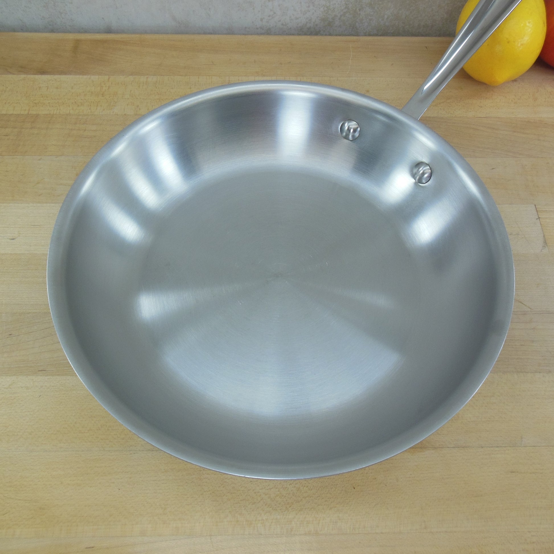 All-Clad USA Stainless Tri-Ply 10.5" Fry Pan Skillet Used