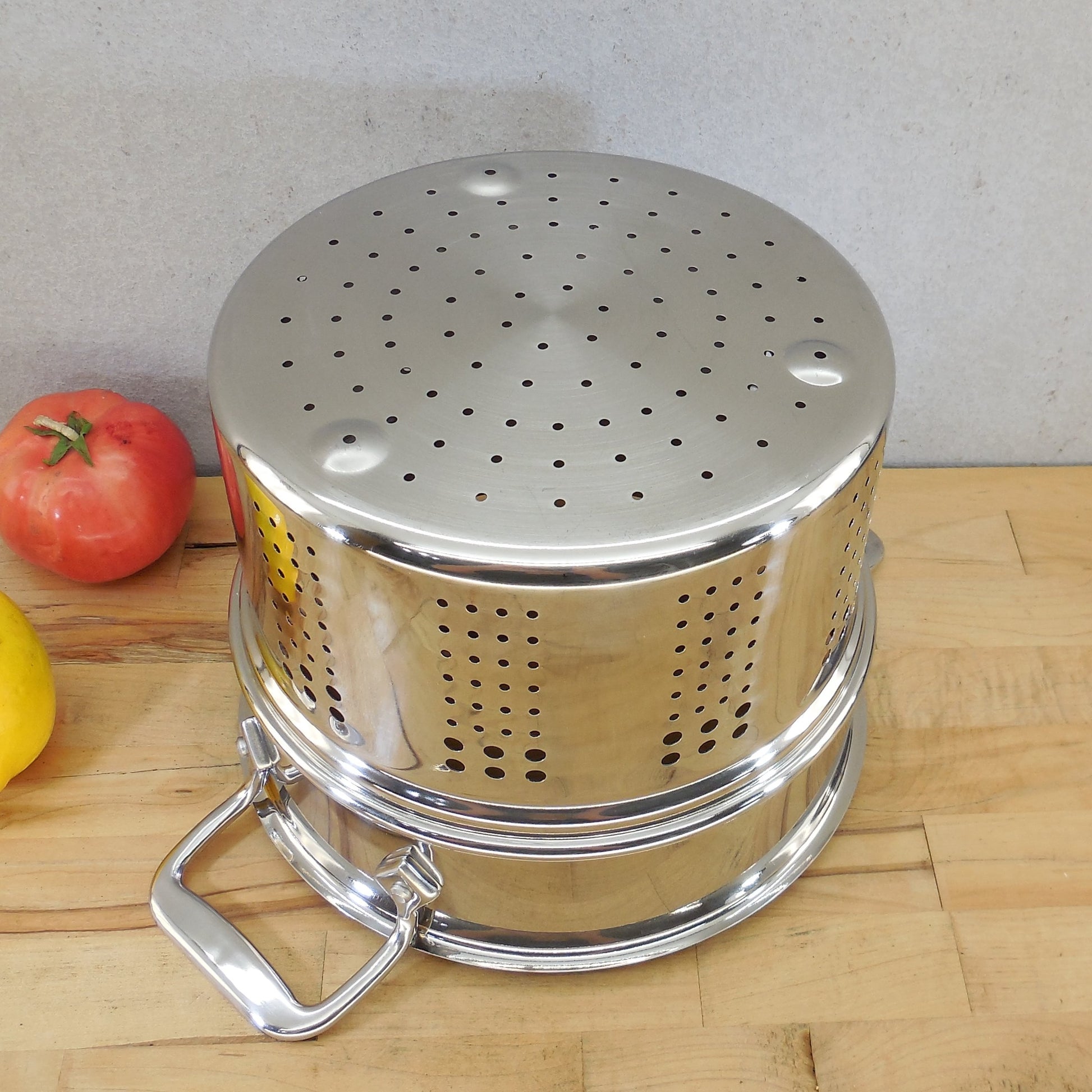 All-Clad Stainless Steamer Pasta Insert 9.25" Dia. x 7" Tall 8"