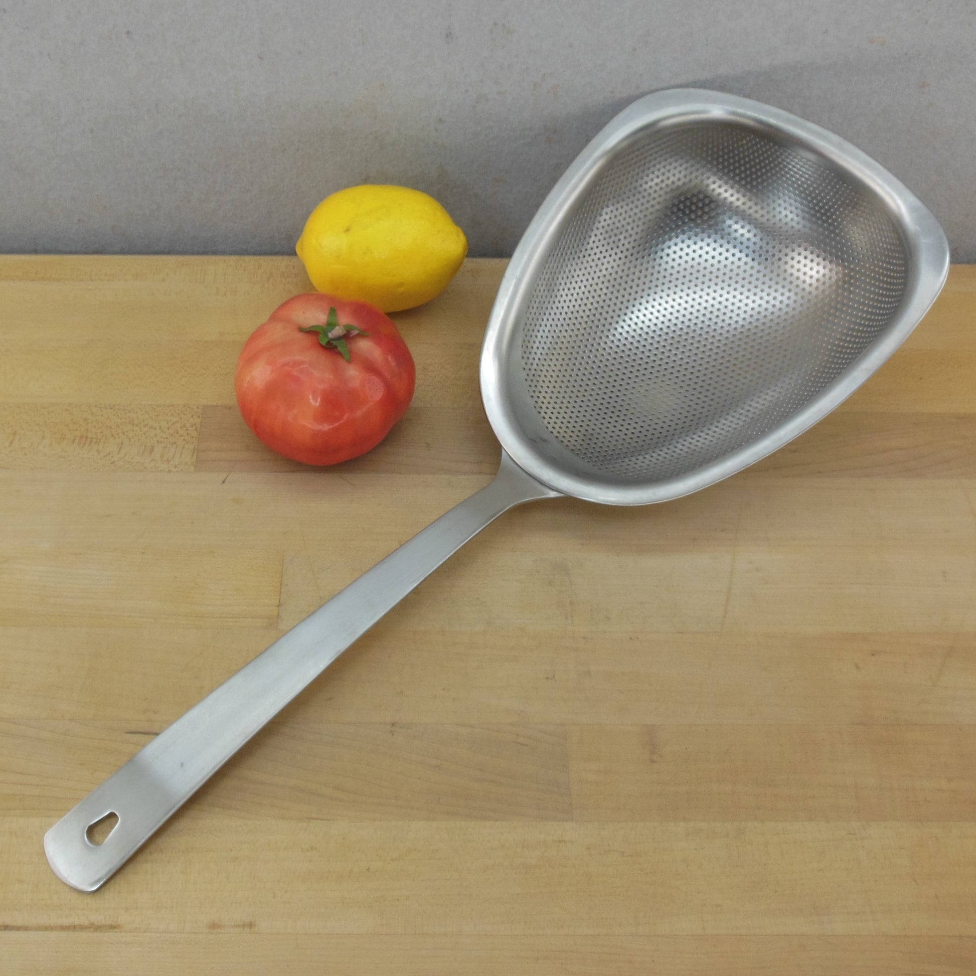 Amco Korea Rust Proof Stainless Long Handle Pasta Strainer 8147