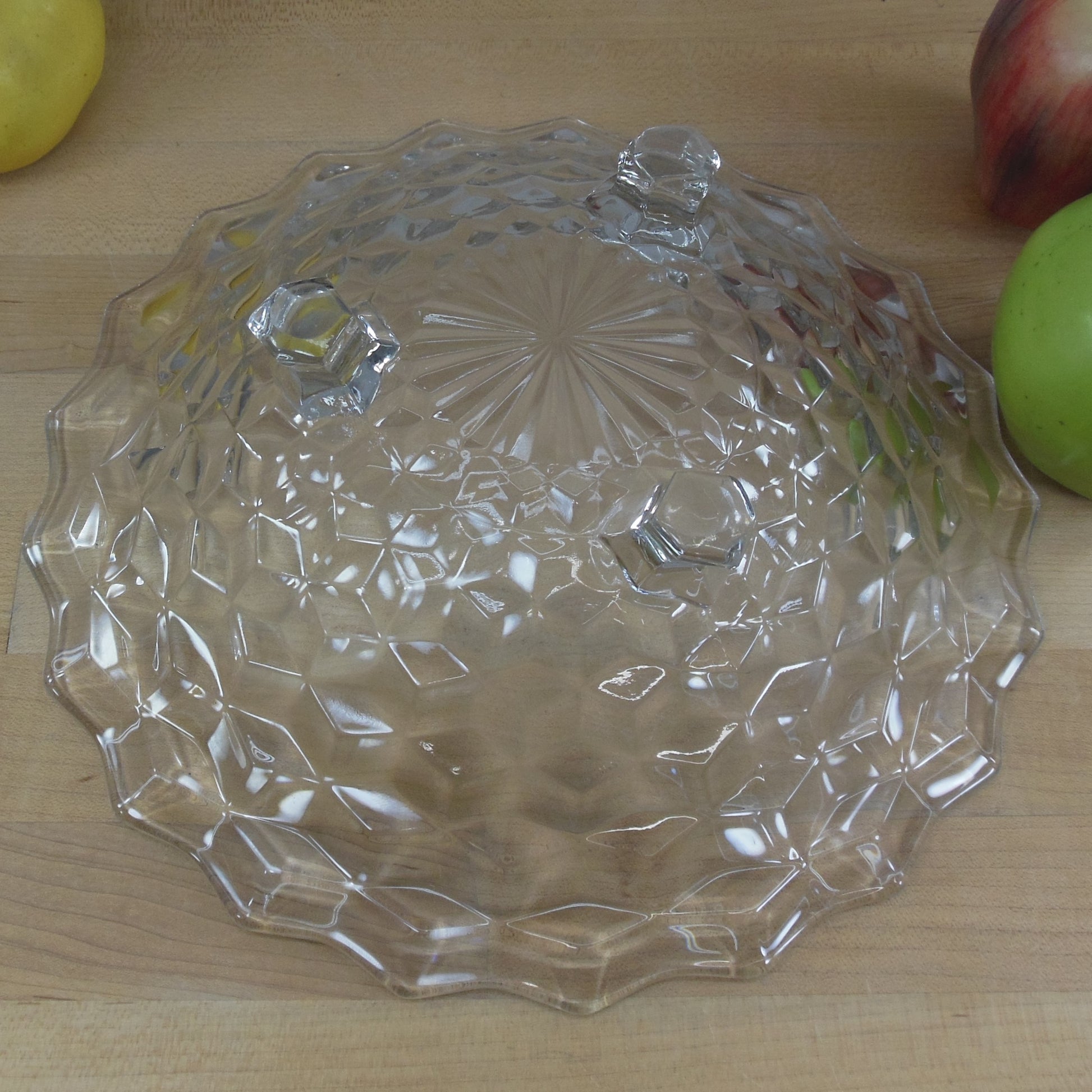 Fostoria American Crystal Clear Glass 3 Footed 10" Bowl Vintage