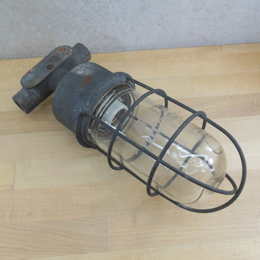 Appleton Electric No. 6 Shock Proof Industrial Caged Light