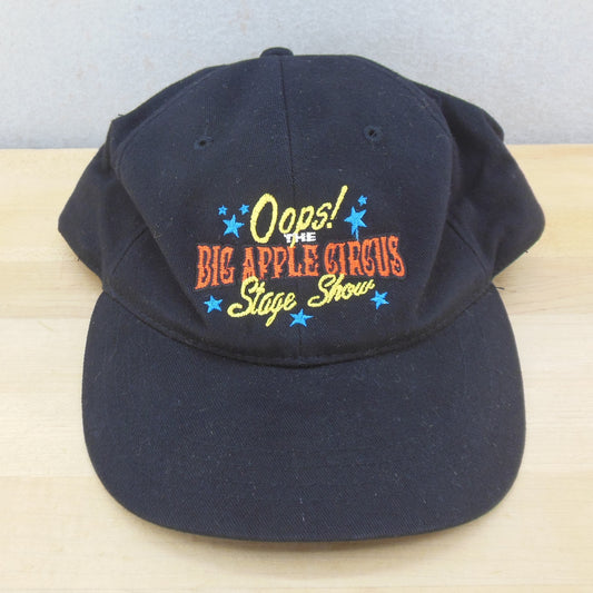 Oops! The Big Apple Circus Stage Show Cap Hat - Black NOS