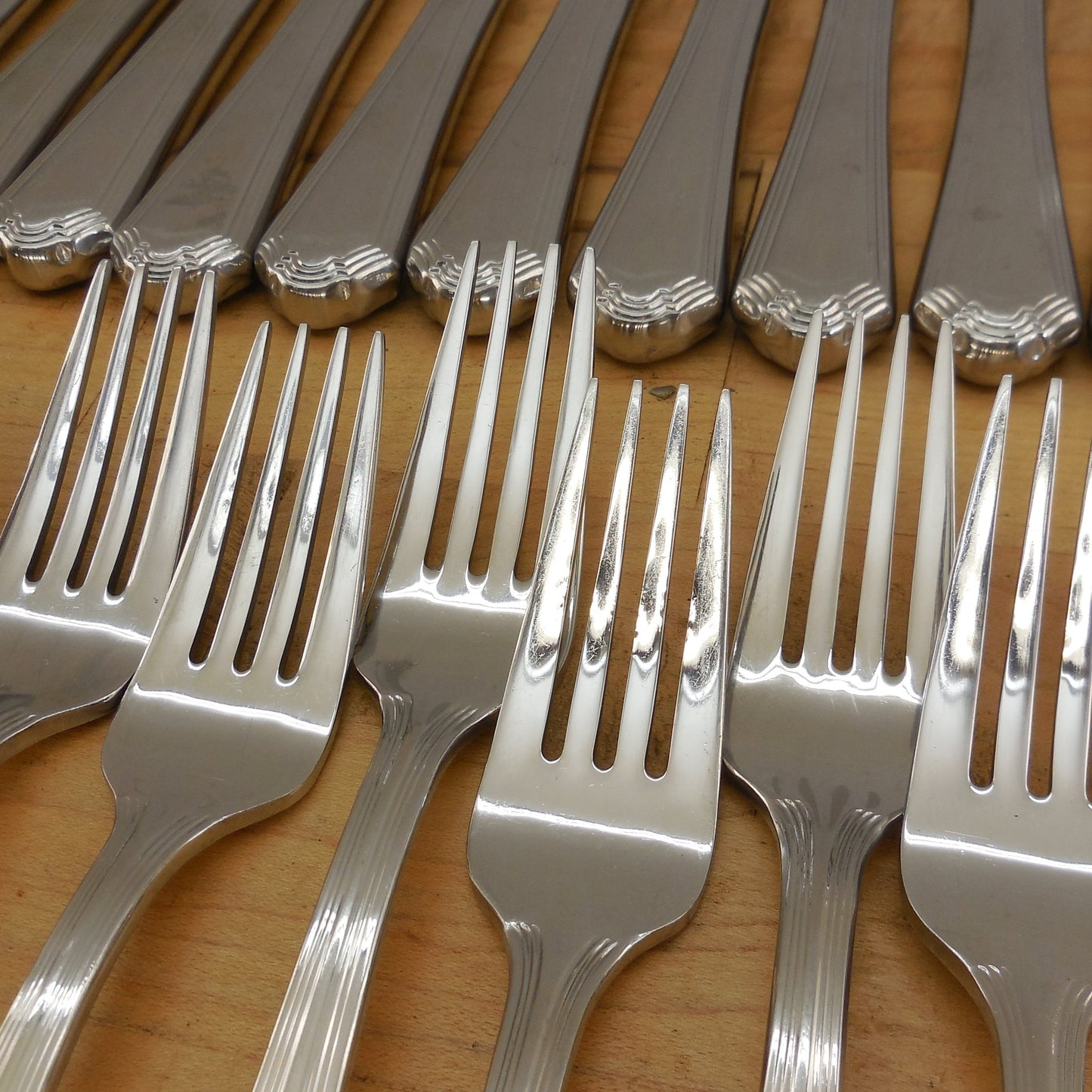 Lenox Archway Glossy Stainless Flatware 52 Piece Lot Partial Set Used