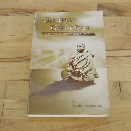 Swami Aseshananda Signed Book - Glimpses Of A Great Soul 1982