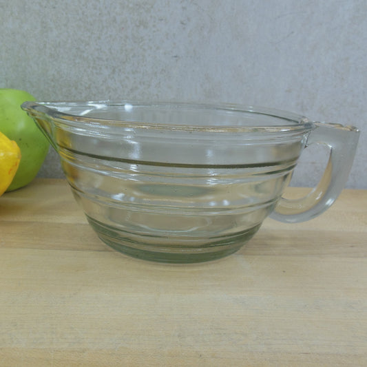 Unbranded Clear Glass Beehive Reamer Juicer Base Bowl