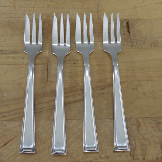 Bruckmann & Sohne Germany BMN24 Silverplate Flatware - 4 Set Salad Dessert Forks